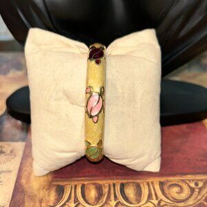 Elegant Multicolor Enamel Turtle Bangle